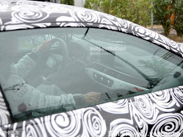 新一代奧迪A5內(nèi)飾諜照 有望2016年推出