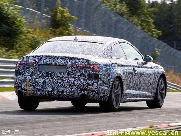 新一代奧迪A5內(nèi)飾諜照 有望2016年推出