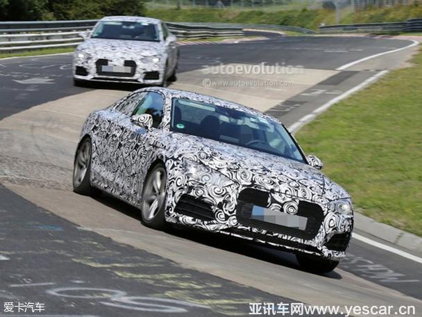 新一代奧迪A5內(nèi)飾諜照 有望2016年推出