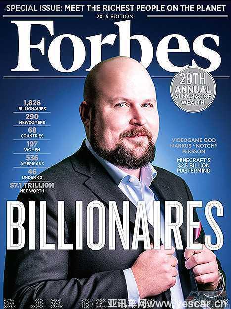 福布斯2015年汽車富豪Top50全盤點(diǎn) 中國13人上榜