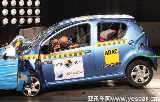 比亞迪F0碰撞得0分？