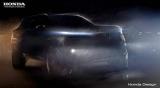造型硬派小塊頭 本田全新SUV預(yù)告圖曝光