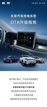 北京汽車(chē)：多款純電車(chē)型將迎OTA新升級(jí)