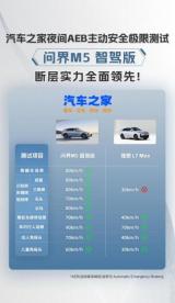 直面汽車之家AEB主動(dòng)安全測(cè)試，問界M5智駕版完勝理想L7 Max
