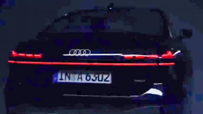 貫穿式尾燈/仍有傳統(tǒng)三廂造型 全新奧迪A6細(xì)節(jié)圖