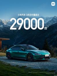小米汽車：“有信心達(dá)成35萬臺(tái)全年交付目標(biāo)”