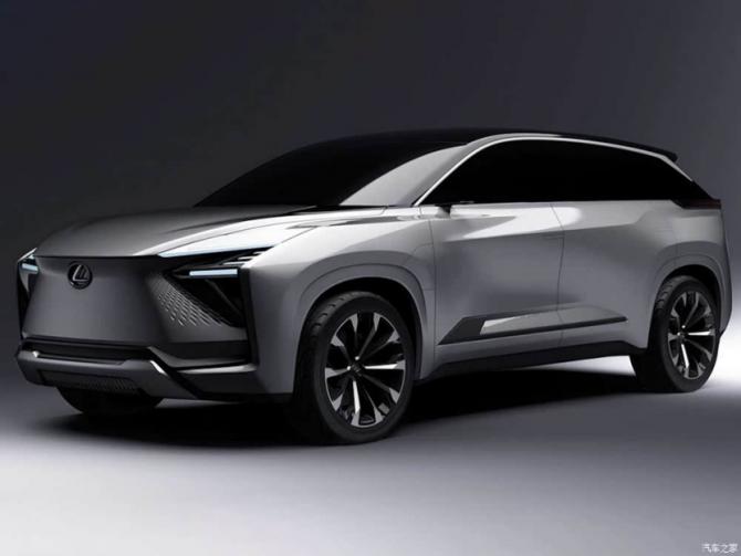 三排座椅布局 雷克薩斯全新純電SUV假想圖