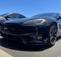 外觀變化明顯 新款特斯拉Model S Plaid實(shí)車