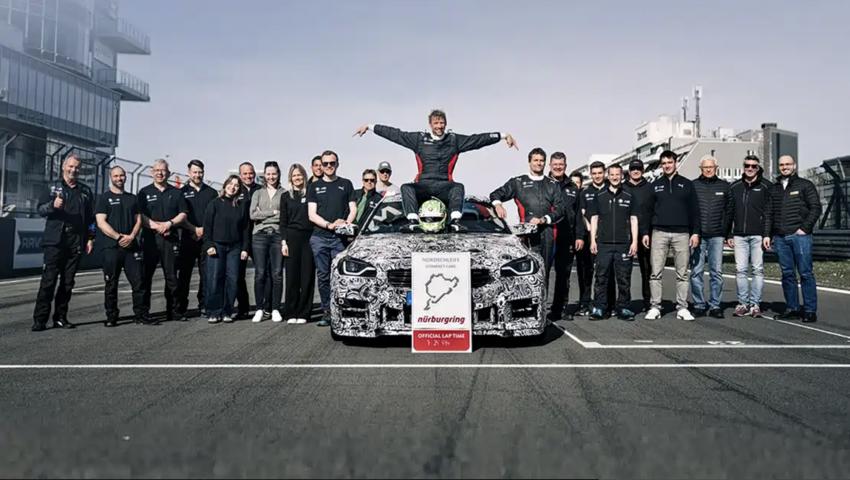 全新寶馬M2 CS創(chuàng)造緊湊型車紐北賽道新紀(jì)錄