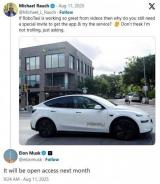 特斯拉Robotaxi服務(wù)下個月正式向公眾開放