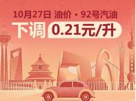 92號汽油返6元 10月27日24時國內(nèi)油價下調(diào)
