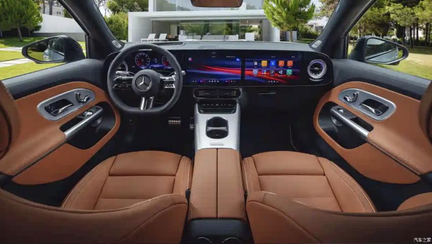 12月8日首發(fā)/家族式設(shè)計 全新奔馳GLB內(nèi)飾官圖