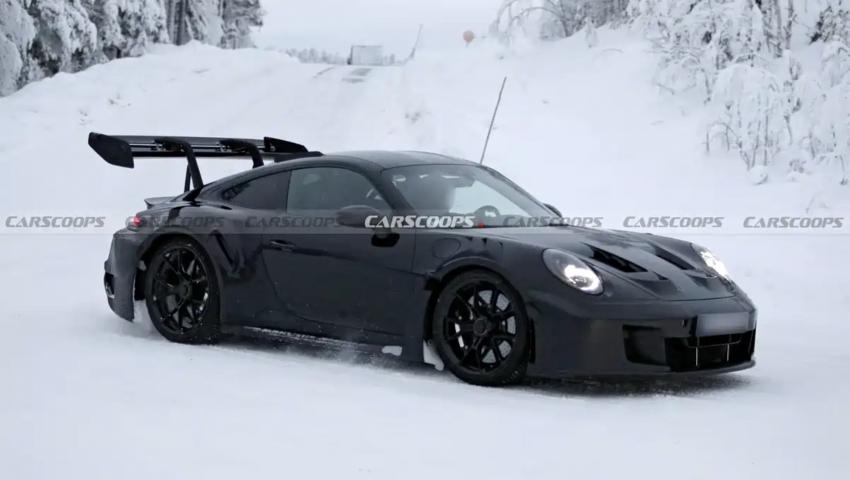 動力依舊成疑 新款保時捷911 GT3 RS諜照